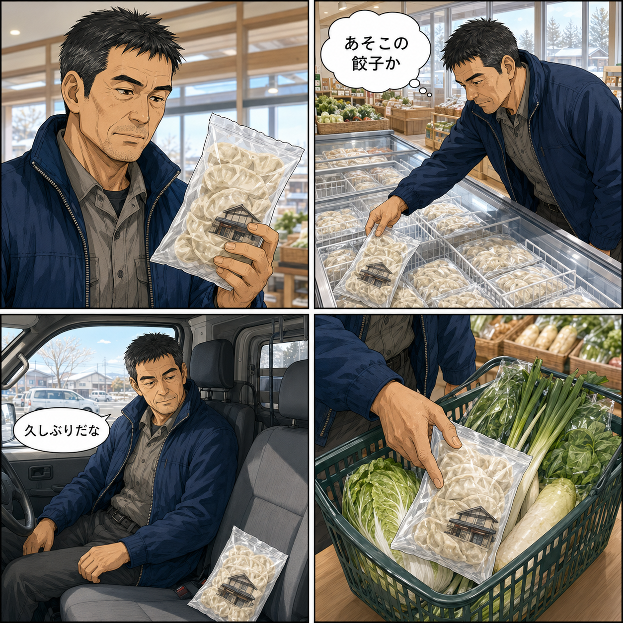 まち中華(大衆食堂)を舞台にした読み切り漫画 第4ページ