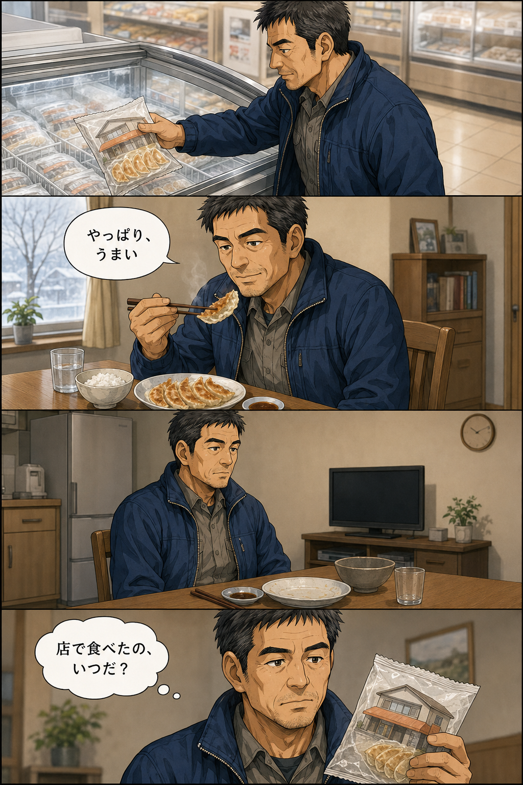まち中華(大衆食堂)を舞台にした読み切り漫画 第7ページ